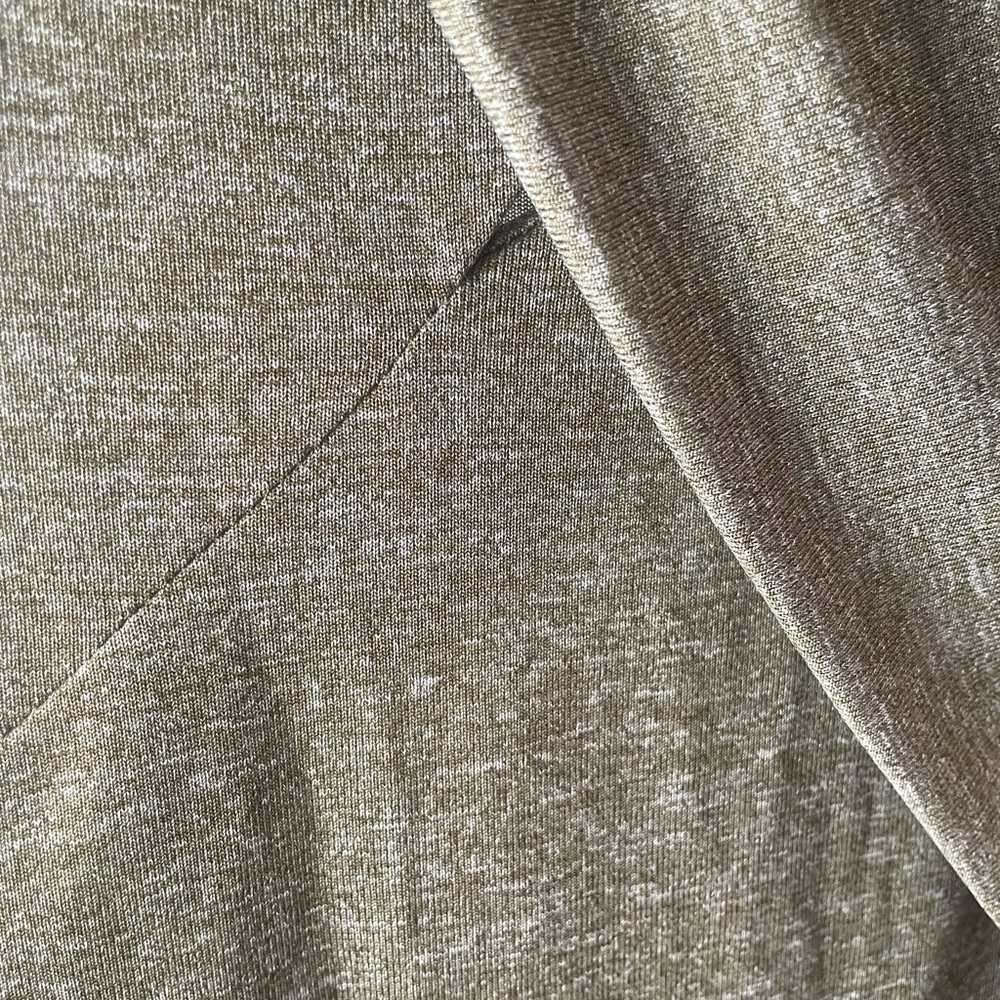Zara Olive Green Fitted Dress - Picture 9 of 9